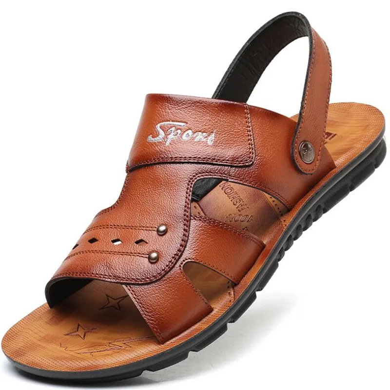 

New men sandals comfortable lightweight breathable summer casual flat bottom wear-resistant non-slip fashion men sandals