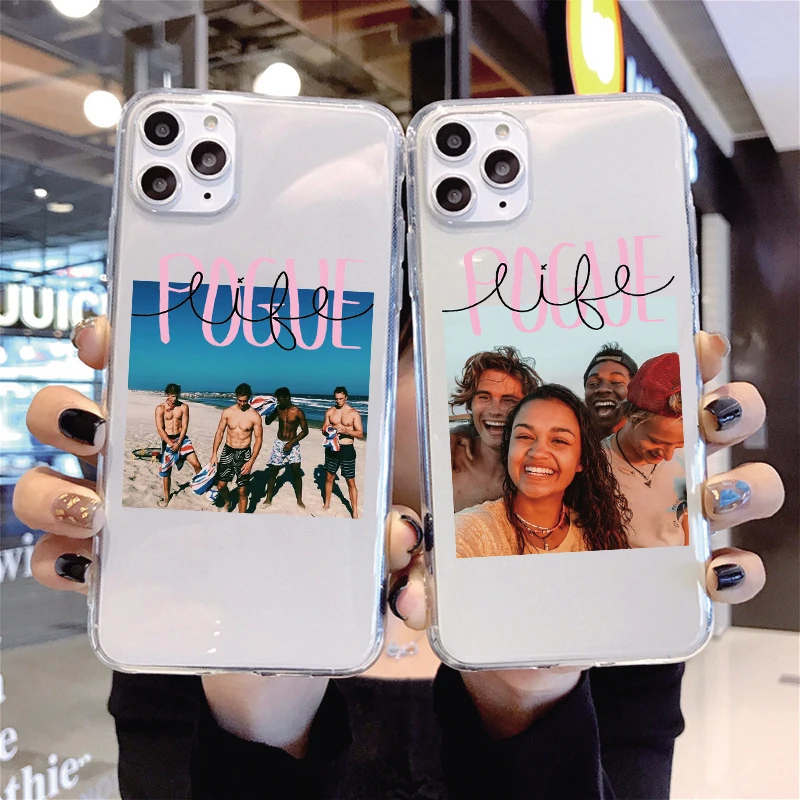 

JJ Rudy Pankow Outer Banks clear phone case for iPhone12 8 7 6 6S Plus SE 2020 XR X 11 pro XS MAX Coque Shell