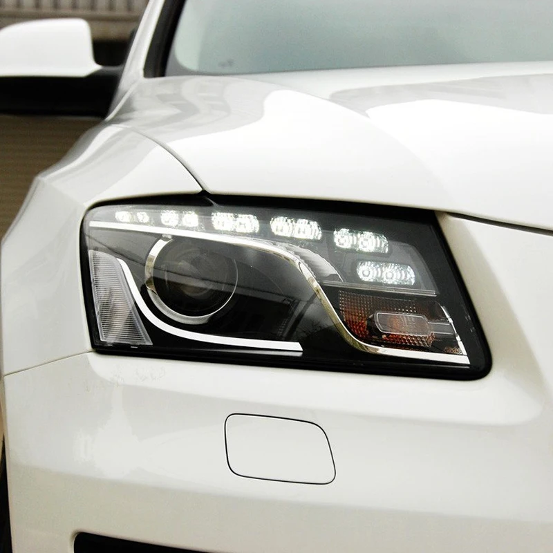 Aplend для audi Q5 2010 2011 2012 фары прозрачный абажур лампы оболочки маска фары крышка