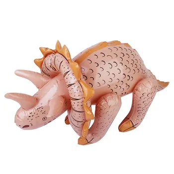 

Kids Inflatable Blow Up Animal Triceratops Dinosaur Toy Party Favor