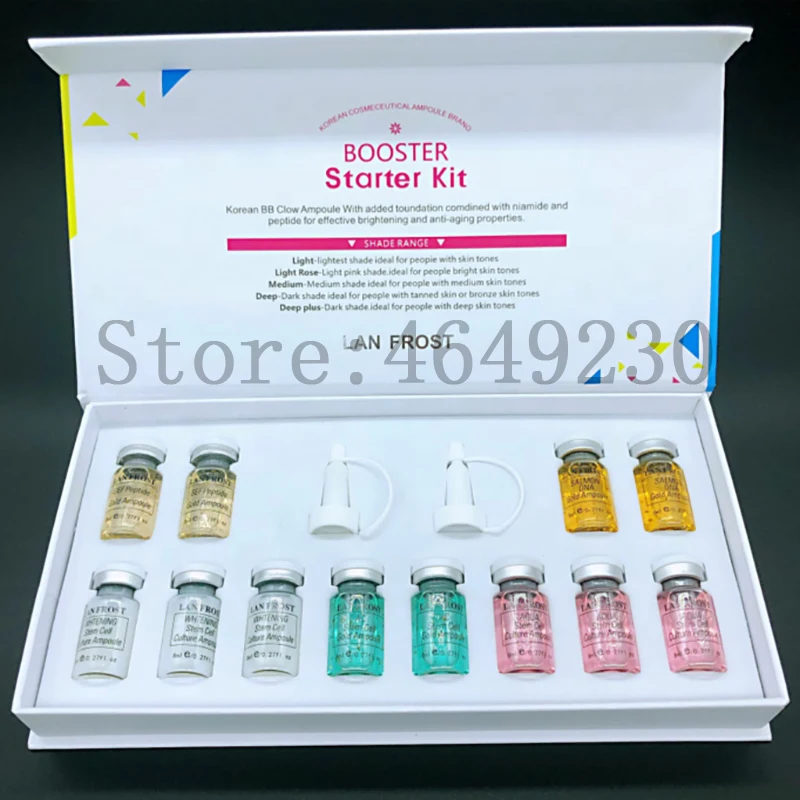 

Lan Forst BB GLOW Booster Starter Kit Derma white MTS BB Glow Treatment Booster Starter Kit Ampoule Brightening Whitening