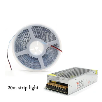 

5M 10M 20M 2835 LED Strip light CRI>90 120LEDs/m Flexible Ribbon String lamp Warm White/White/4000k White + DC24V power adapter
