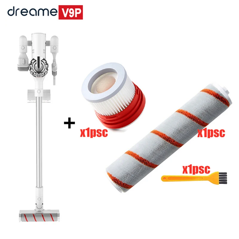 V9P add 3pcs Xiaomi Wireless Cyclone Filter Dreame V9 Handheld Cordless Mi Carpet Sweep Dust Collector home Vacuum Cleaner Portable - Цвет: V9P add 3pcs