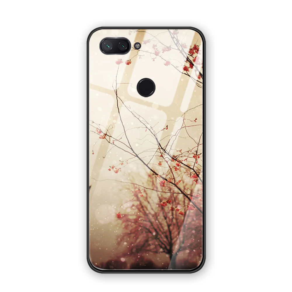 Животное coque чехол для телефона xiaomi mi 8 облегченное закаленное стекло Мода xiaomi mi 8 lite милый кот закаленное стекло чехол для телефона s - Color: 9740