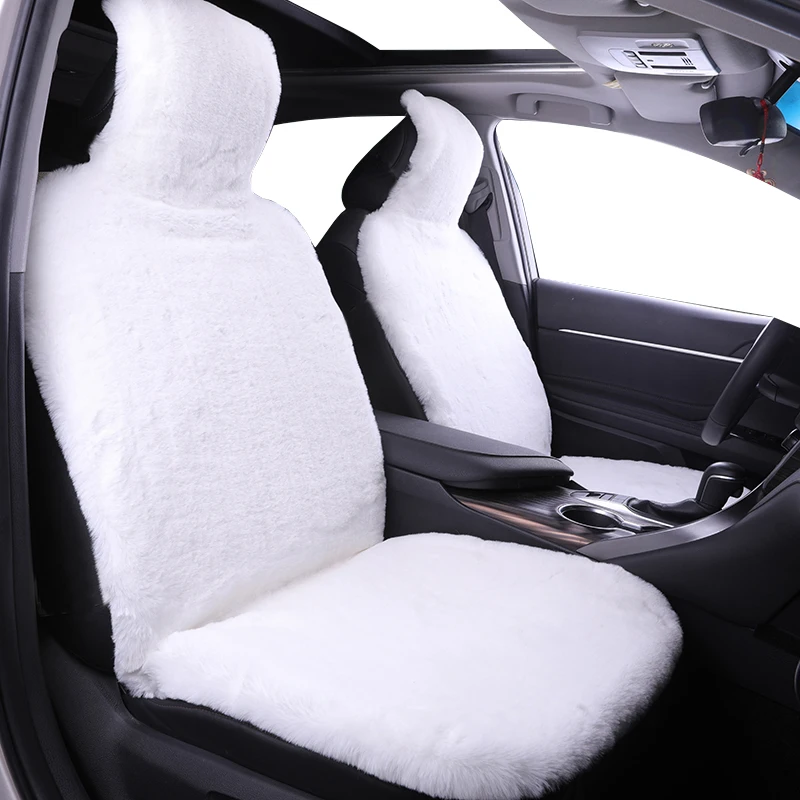 Подушка для автомобильного сиденья мягкая короткая шерстяная теплая подушка для сиденья зимний протектор-Универсальный Подходит для автомобилей сиденье водителя офисное кресло(серый