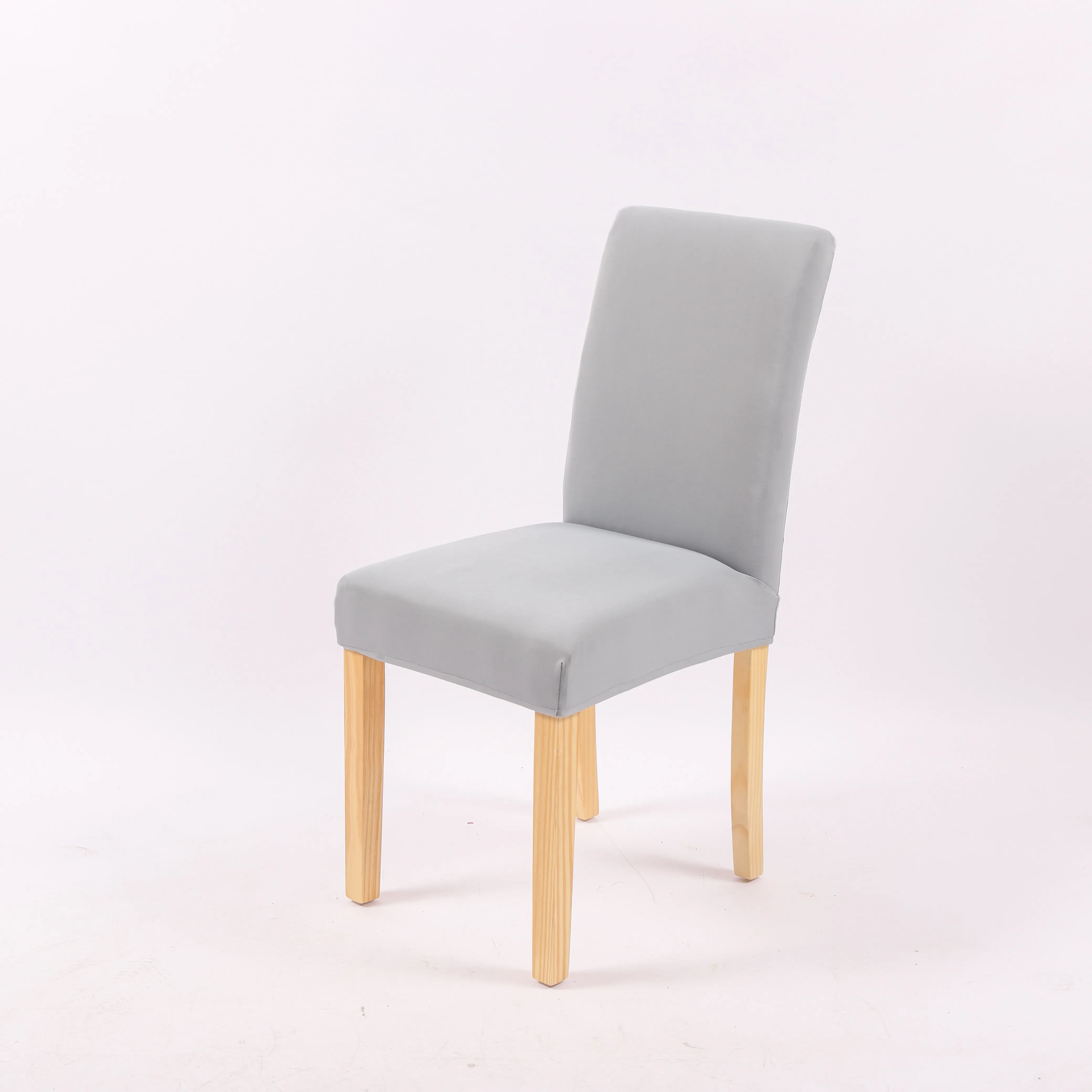 Zerolife Solid Color Chair Cover Dining Chairs Polyester Spandex Modern Plain Chair Covers Seat Cover Non-slip Wedding Banquet