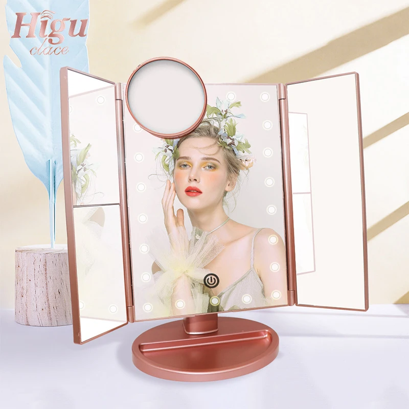 Fashion Led Touch Screen Cosmetic Table Mirrors Magnifying Glass Jumia Nigeria