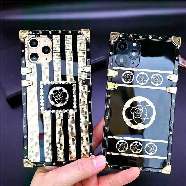 Square Phone Case Iphone 12 Pro Max  Iphone 11 Square Case Louis Vuitton -  Luxury - Aliexpress