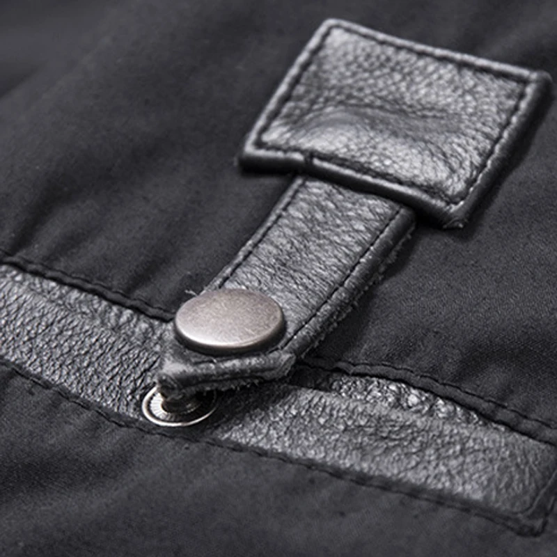 Фирменные мужские куртки из коровьей кожи 4XL 5XL уличная винтажная Автомобильная Натуральная кожаные куртки зимняя одежда A857