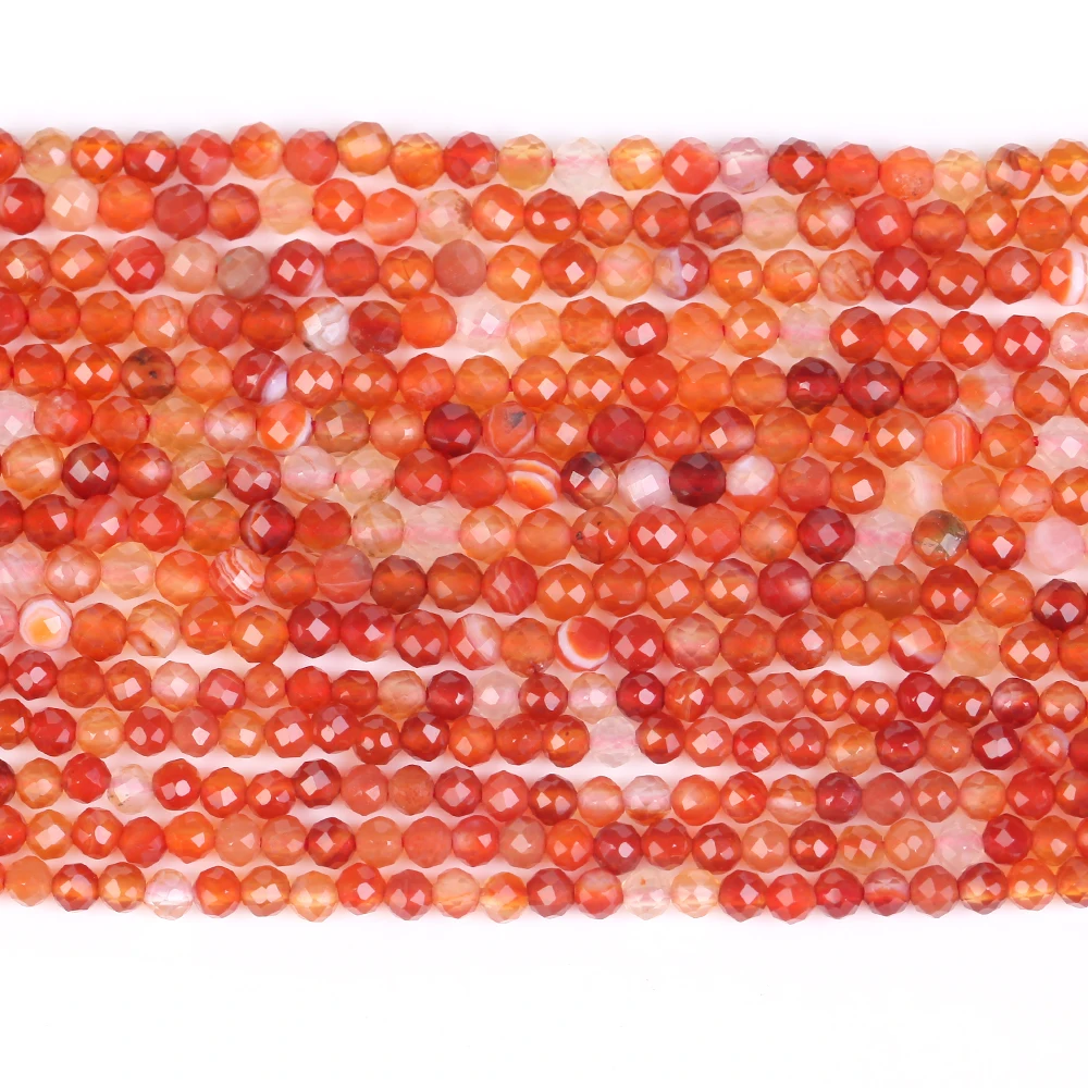 2/3/4Mm Natural Stone Waist Beads Faceted Amethysts Tourmaline Rose Quartzs Agates Round Beads For Jewelry Making Diy Bracelets 12 2/3/4Mm Natural Stone Waist Beads Faceted Amethysts Tourmaline Rose Quartzs Agates Round Beads For Jewelry Making Diy Bracelets