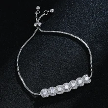 

Emmaya Fascinating Jewelry Bridal Wedding Party Shiny Dress-Up Noble Bracelet For Female AAA Zirconia Adjustable Ornament