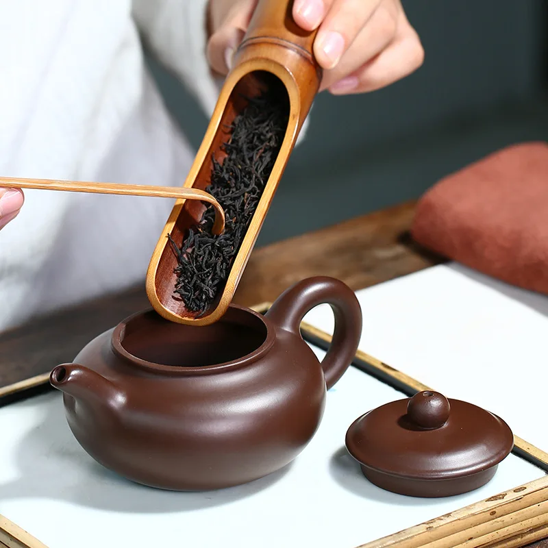 Chinese Handmade Beauty Tet Set Portable Purple Clay Teapot Zisha Teaware Kitchen Accessories Bubble Tea Free Shipping