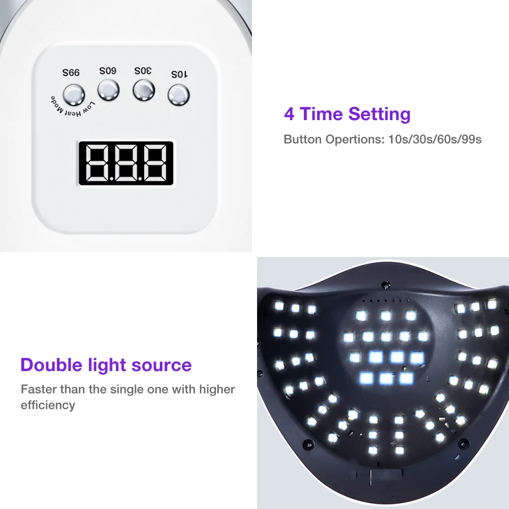 SUN X5 Plus 54/80 вт сушилка для ногтей с жк дисплеем 36/45 LEDs светодиодный светильник уф
