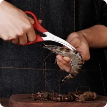 Острый изогнутый дизайн Омаров пилинг креветки ножницы Кухня Резак Ножницы морепродукты набор инструментов нож для очистки рыбы инструменты для приготовления пищи