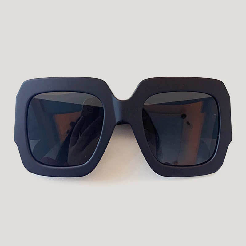 Oversized Mirror Sunglasses Women Luxury Brand Gradient Big Frame Vintage Sun Glasses