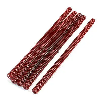 

15mm x 8.5mm x 300mm US Standard Red Chromium Alloy Compression Spring 5 Pcs