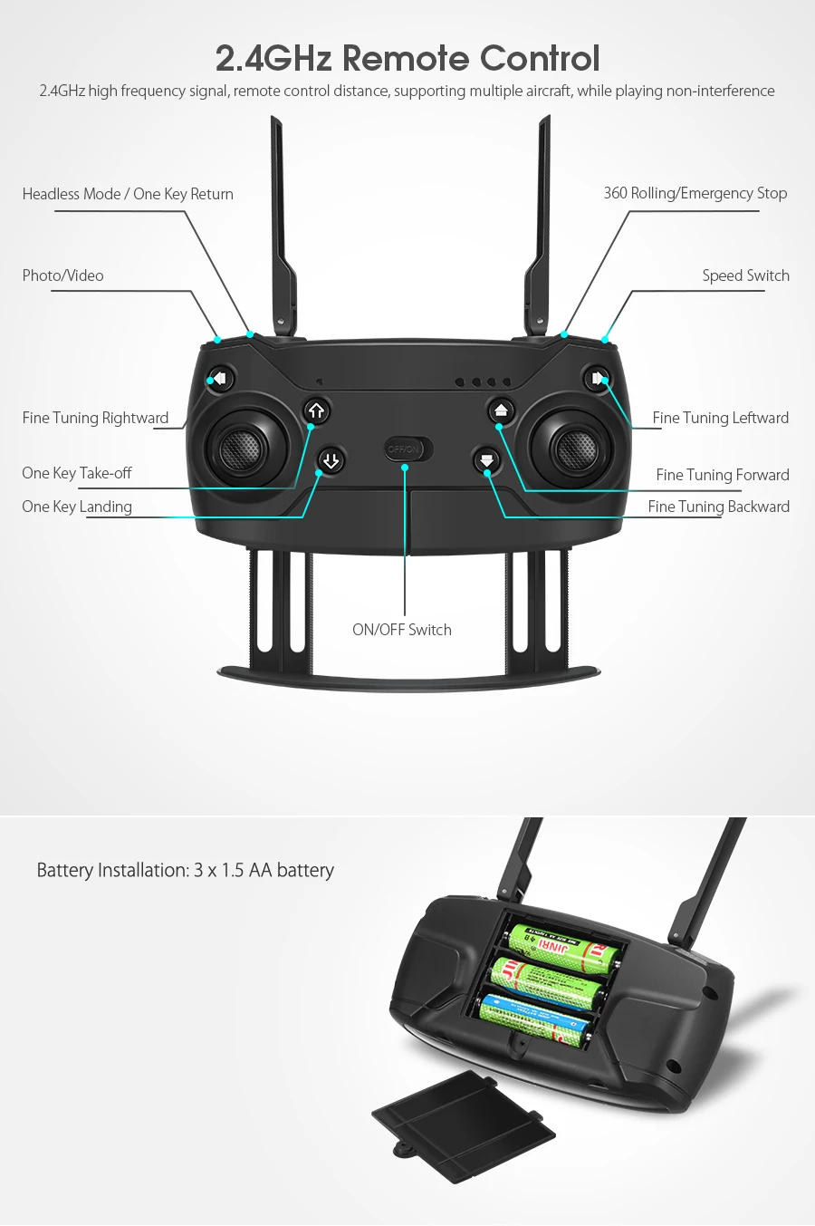 Eachine E511S gps динамический следить за Wi-Fi FPV с 1080P камера 16 минут время полета Радиоуправляемый Дрон Квадрокоптер