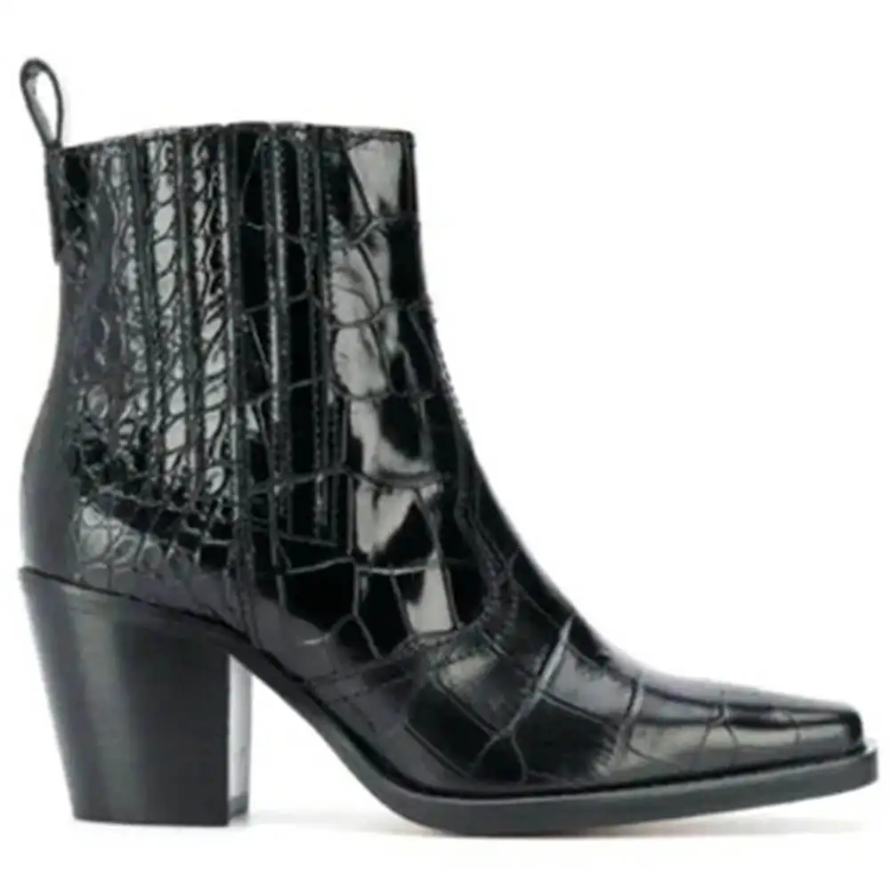 Karinluna/ г.; Брендовая обувь по индивидуальному заказу; популярная модная женская обувь больших размеров 45; ботинки в западном стиле; женские удобные ботильоны; женская обувь