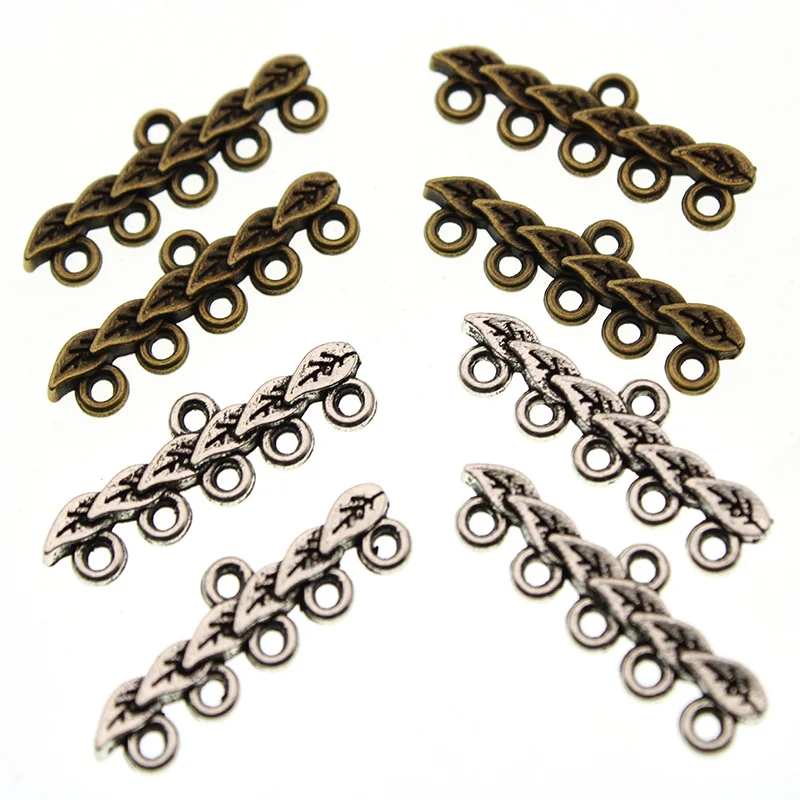

20pcs DIY Jewelry Findings Component Necklace Bracelet Connector Multilayer Tassel Caps for Jewelry Making Accessories