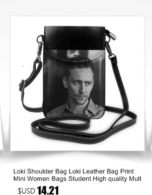 Loki сумка на плечо Loki кожаная сумка тонкая женская сумка с несколькими карманами трендовый принт студенческий круглый кошелек