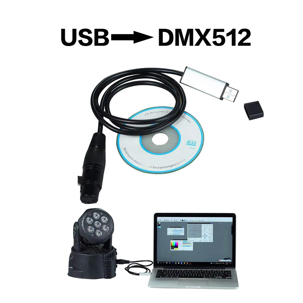 

Usb To Dmx Interface Adapter Stage Lighting Disco Light Dj Dmx Interface Usb Party Lights Beam Usb Led Dmx 512 Interface
