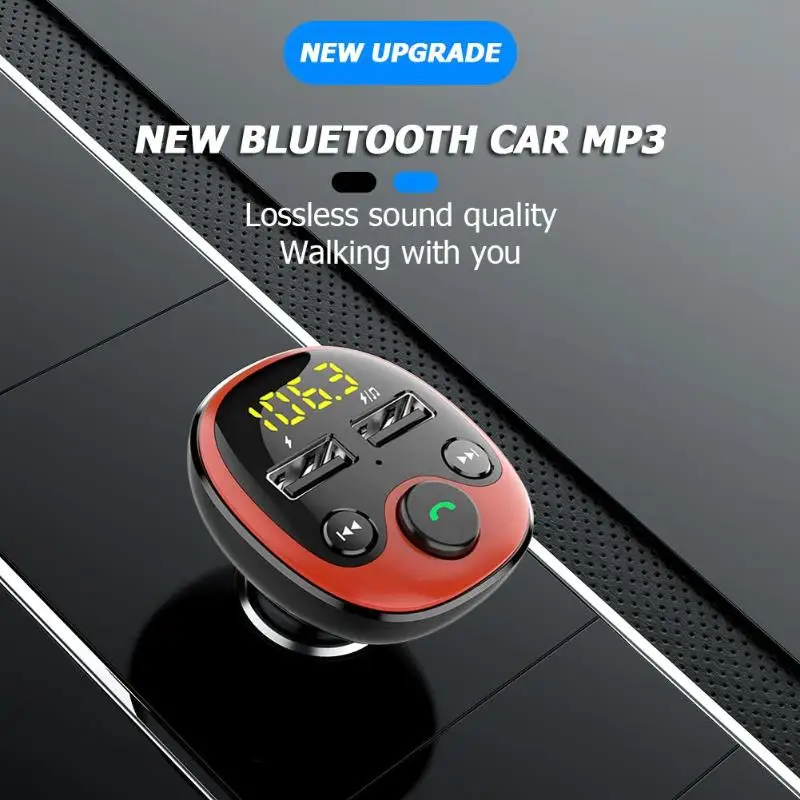 BT21-B автомобильный Bluetooth fm-передатчик Handsfree MP3-плеер двойной USB зарядное устройство Универсальный Автомобильный Электронный