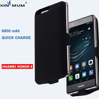 

XIN-MUM 6800mAh Smart Battery Charger Case For Huawei honor 8 Case Charger For Huawei Honor 8 Cover Phone Cases PowerBank