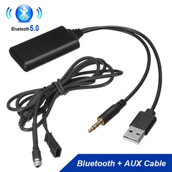 

Car Radio Bluetooth Receiver 3.5mm 3pin Female Audio Music AUX Cable Input Adapter For BMW BM54 E39 E46 E53 X5