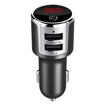 

Handsfree Bluetooth 4.2 FM Transmitter Car Charger Dual USB Adapter MP3 Player