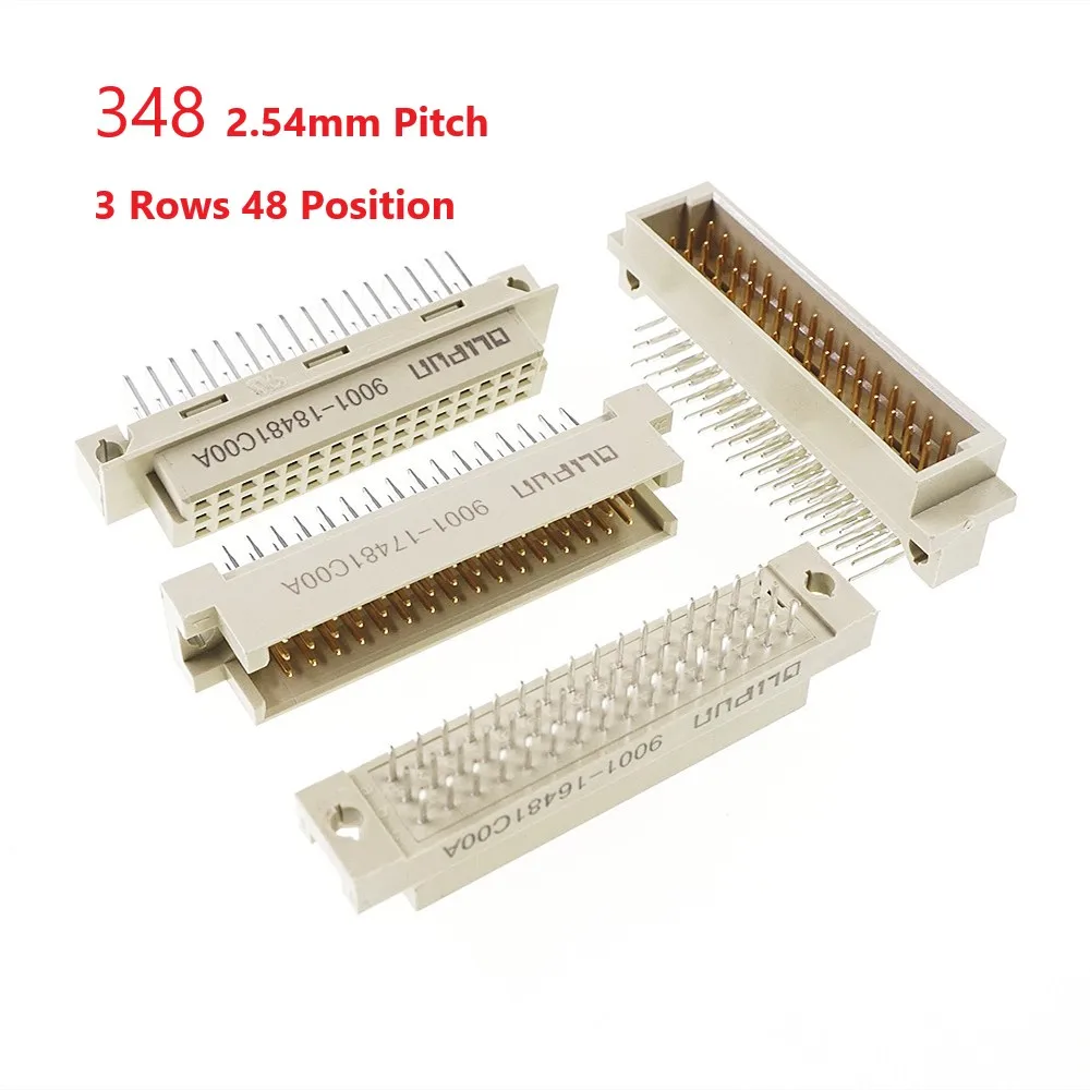 48 pinos macho fêmea soquetes plug receptáculo