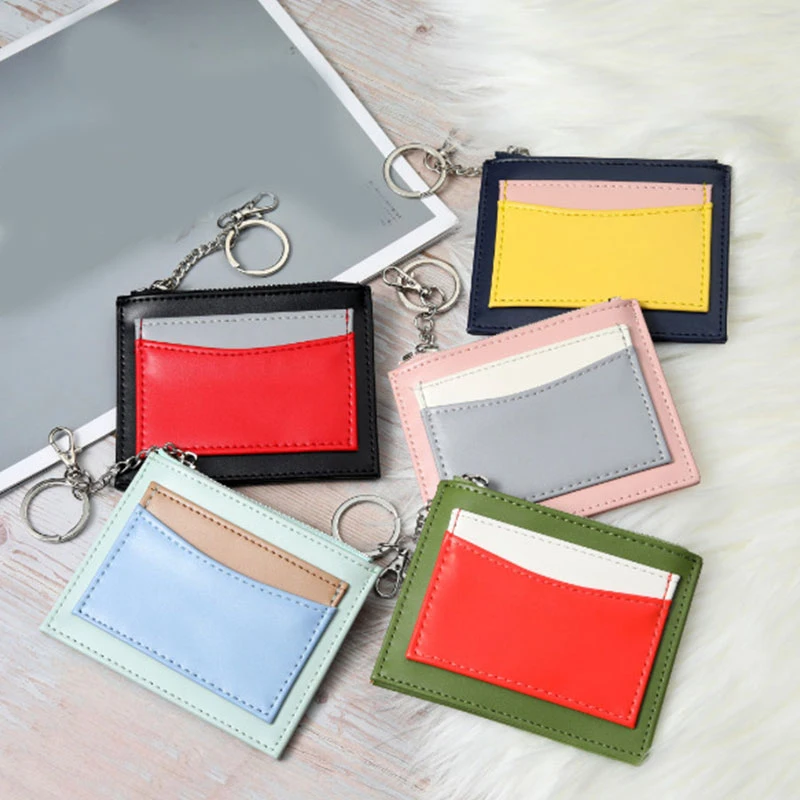 

2020 Wallet For Credit Cards Brown Card Holder Slim Credit Card ID Card Holder Case Bag Leather Wallet Holder Cute Wallet