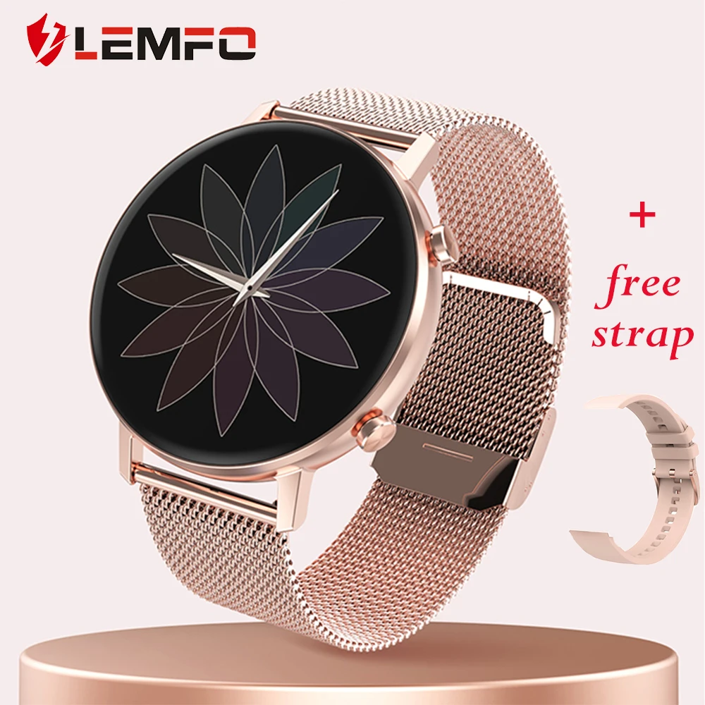 Женские Смарт часы LEMFO DT96 с разрешением 360*360 IP67 водонепроницаемые умные