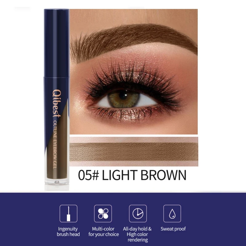 3D Stereo Thick Eyebrow Dyeing Cream Waterproof Antifouling Easy To Color Eyebrow Cream Eyebrow Enhancers