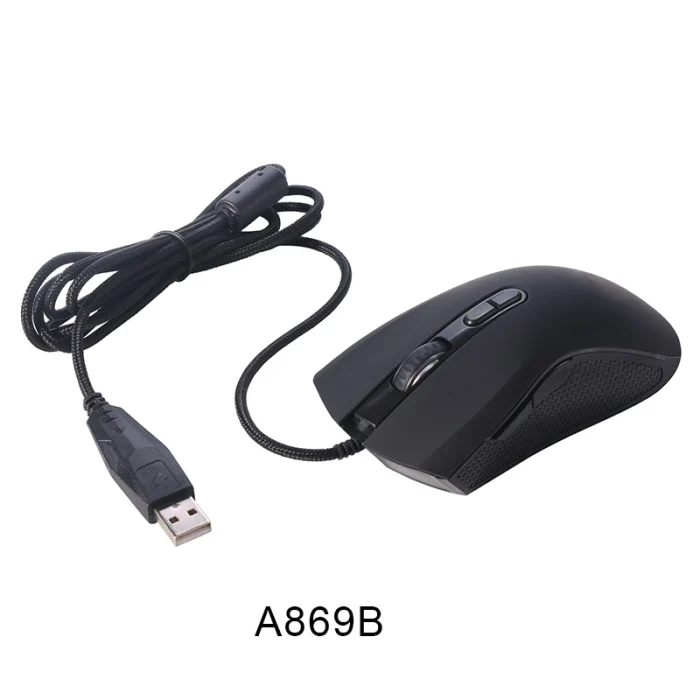 Горячая светящаяся Проводная игровая мышь USB оптическая компьютерная мышь 7 программируемых клавиш