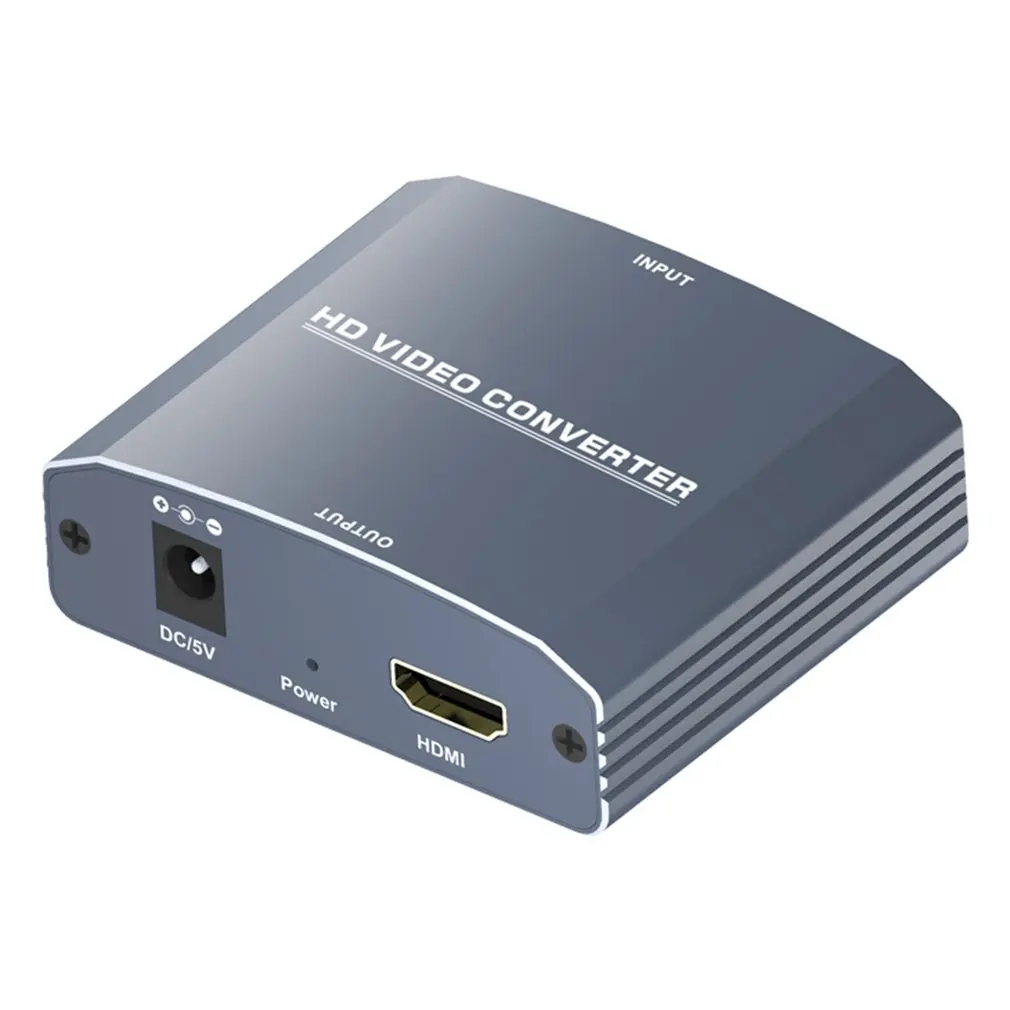 YPbPr видео+ аудио в HDMI конвертер Поддержка 480i/576i/480 p/576 p/720 p/1080i/1080 P Разрешение для HDTV STB DVD