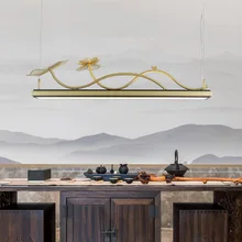 Plafonnier LED au style chinois, design créatif, style nordique moderne, luminaire décoratif de plafond, idéal pour un salon, un restaurant ou un salon de thé