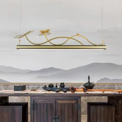 Plafonnier LED au style chinois, design créatif, style nordique moderne, luminaire décoratif de plafond, idéal pour un salon, un restaurant ou un salon de thé 