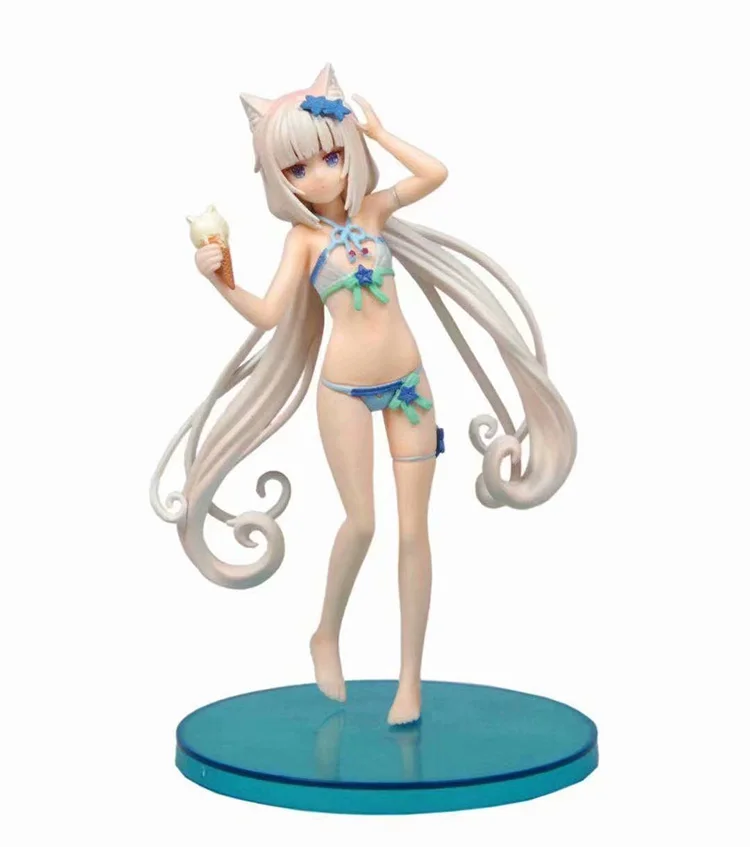 Родные Nekopara Chocola& Vanilla 1/7 Масштаб ПВХ фигурка японского сексуального Аниме ПВХ фигурка игрушки коллекция моделей - Цвет: WITH RETAIL BOX