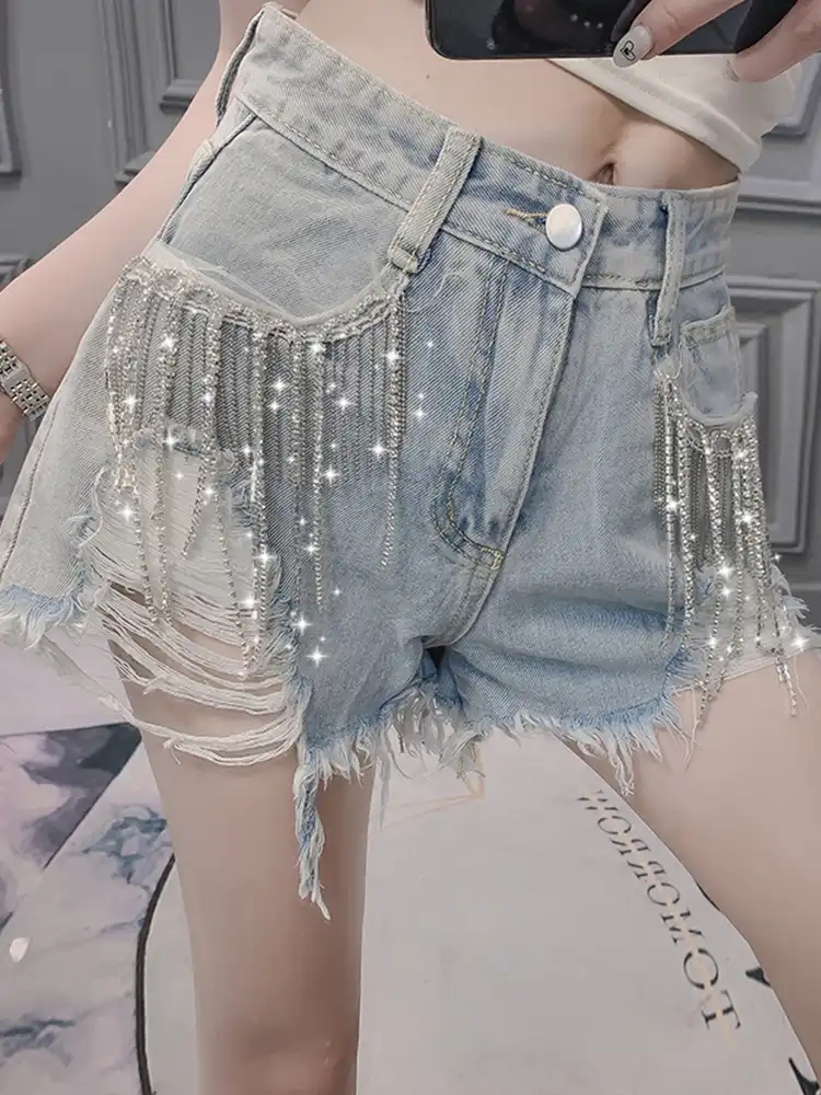 jeans shorts for womens online