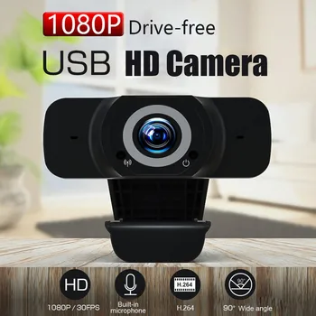 

web camera 1080P HD Megapixels USB2.0 Webcam Camera with MIC Clip-on for Computer PC Laptop streaming camera