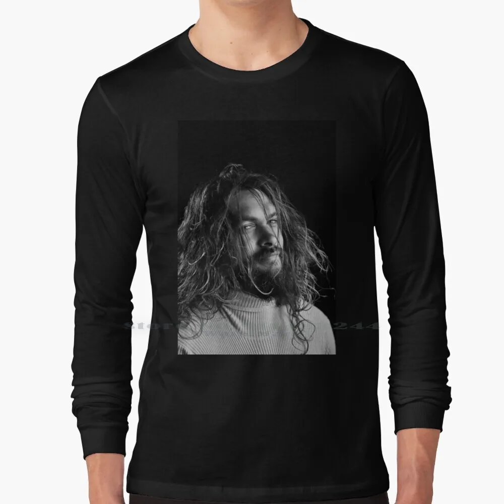 Maglietta A Maniche Lunghe Jason Momoa Tee Jason Momoa Aquaman