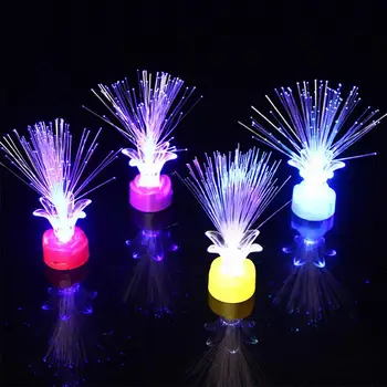 

Xmas Tree Optical Fiber LED Night Light LED Light Creative Santa Claus Snowman Festival Exquisite Lamp Party Decor Home
