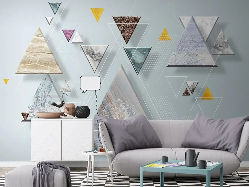Wallpaper For Bedroom Living Room Custom 3D Mural Wall Covering Sticker Home Decor Modern Wallpaper Dropshipping