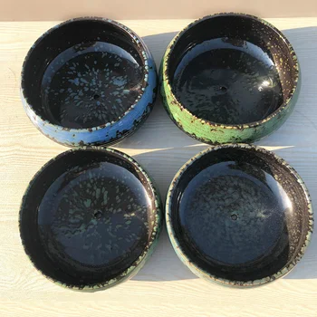 

1 PC Plants Pot Decorative Durable Ceramic Creative Large-caliber Pot Gardening Pot Flower Pot for Home Decor Office