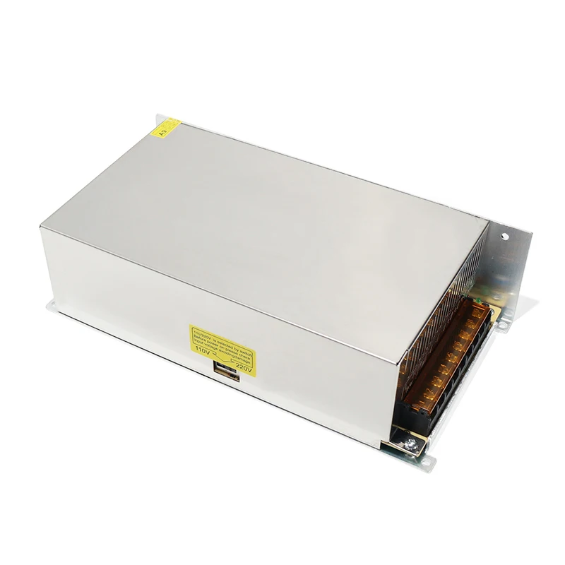 

ac dc 12v Led Strip Lighting Transformers DC 600W 12V 50A Switching power supply Driver 110V 220V AC-DC SMPS 12V 50A LED Strip