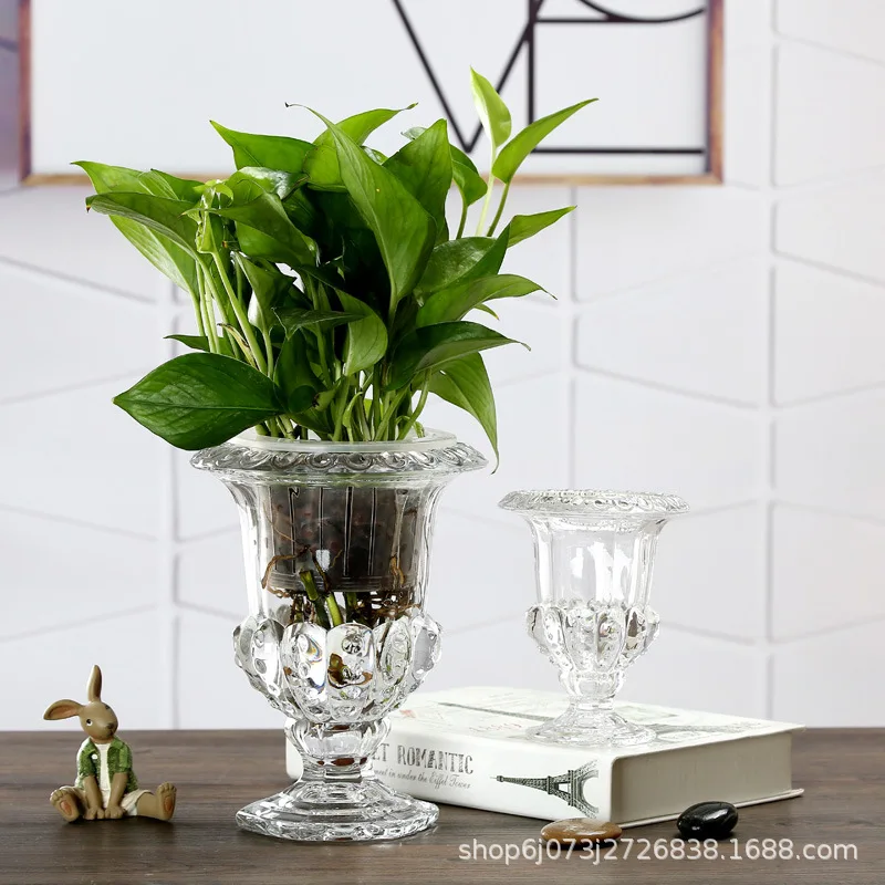 Декоративный подсвечник из хрустального стекла подсвечники для чайного чая