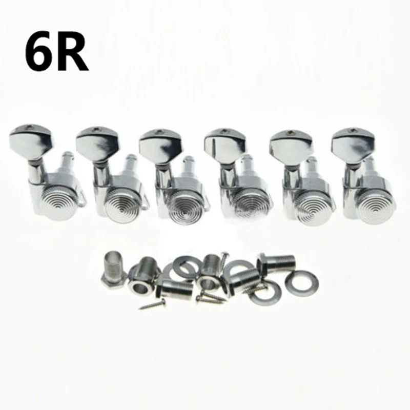 

Locking Guitar Tuners 6 Inline Tuning Keys Pegs Machine Heads+ Accessories