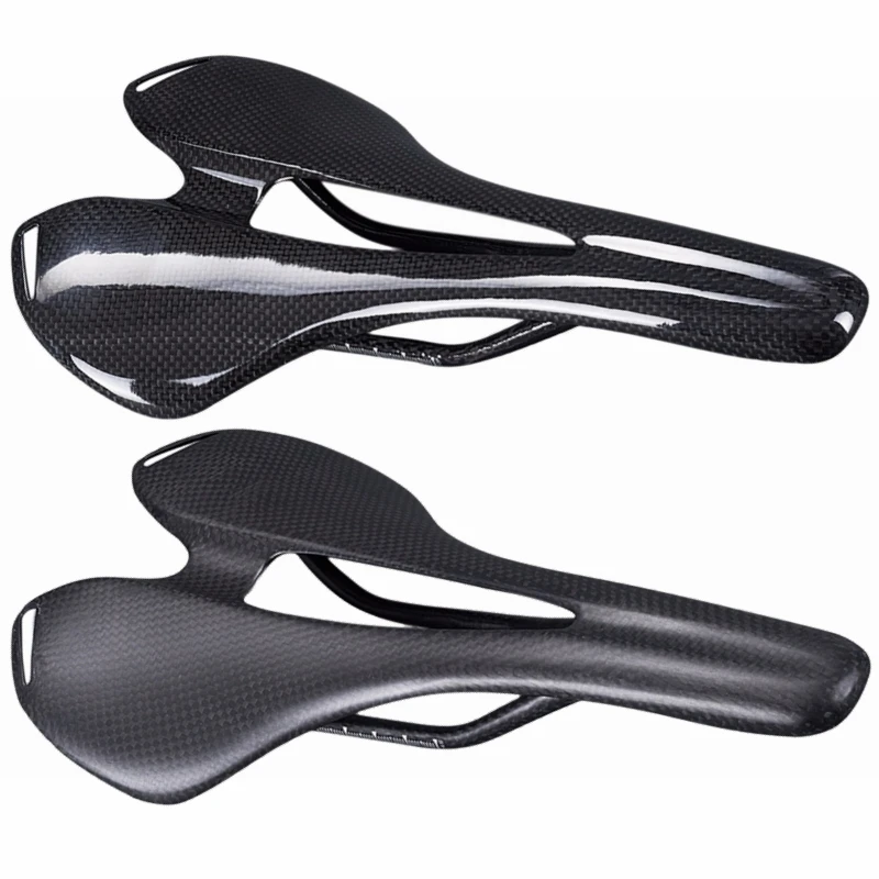 

Gloss/Matte Full 3K Carbon Fiber Seat Mat Bike Saddle Road MTB Bicycle Parts For Carbon Hollow 270*143mm