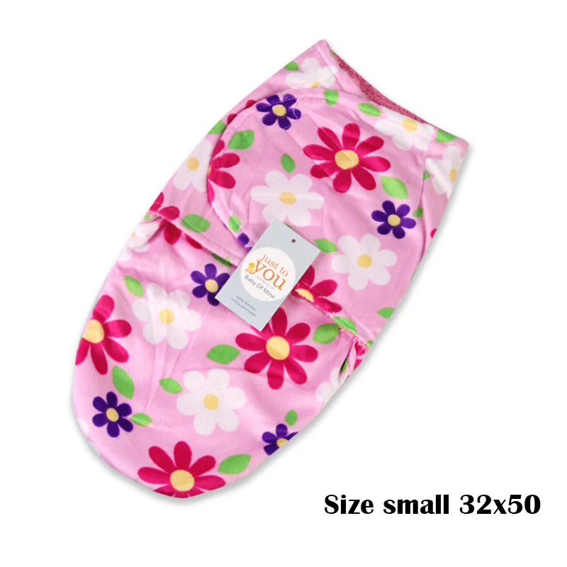 Мягкая фланелевая пеленка parisarc для новорожденных; Товары для малышей; Двухслойное одеяло и пеленка; теплое флисовое Флисовое одеяло для зимы и осени - Цвет: Flowers S 32x50