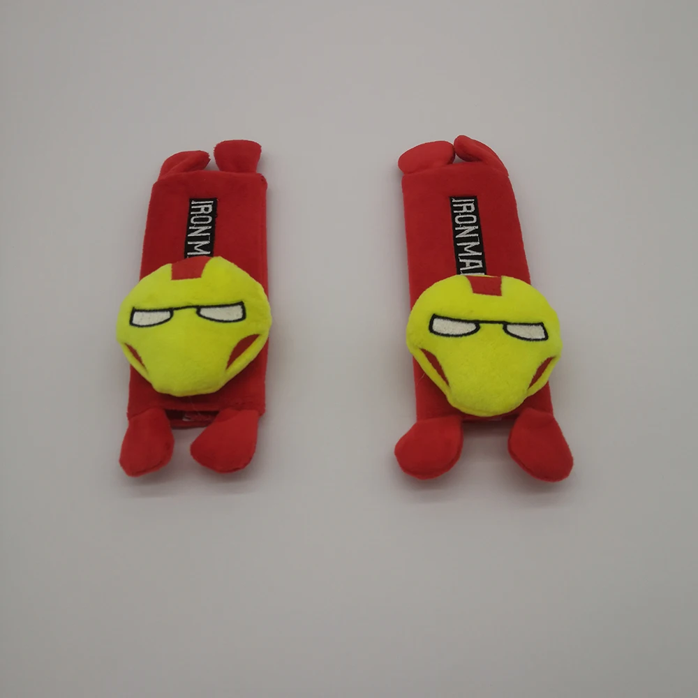 A Pair cute Cartoon Car Sefety Seat Belt cover Child isofix Seat belt Shoulder Pads Protection Plush Padding Auto interior - Название цвета: 10